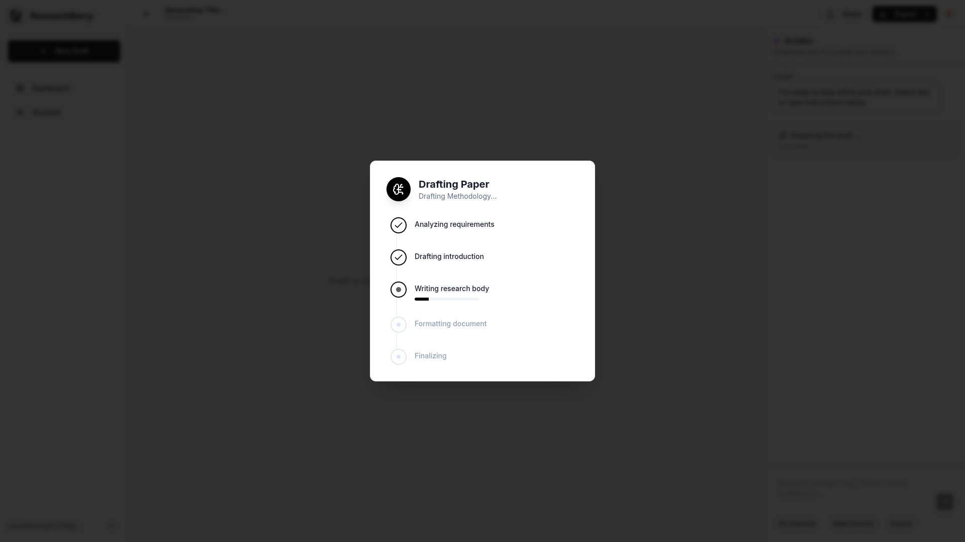 Automated Citation Progress